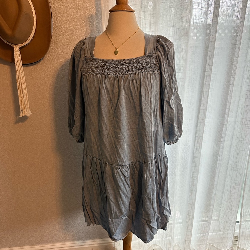 Aaron & Amber chambray dress. Size Medium